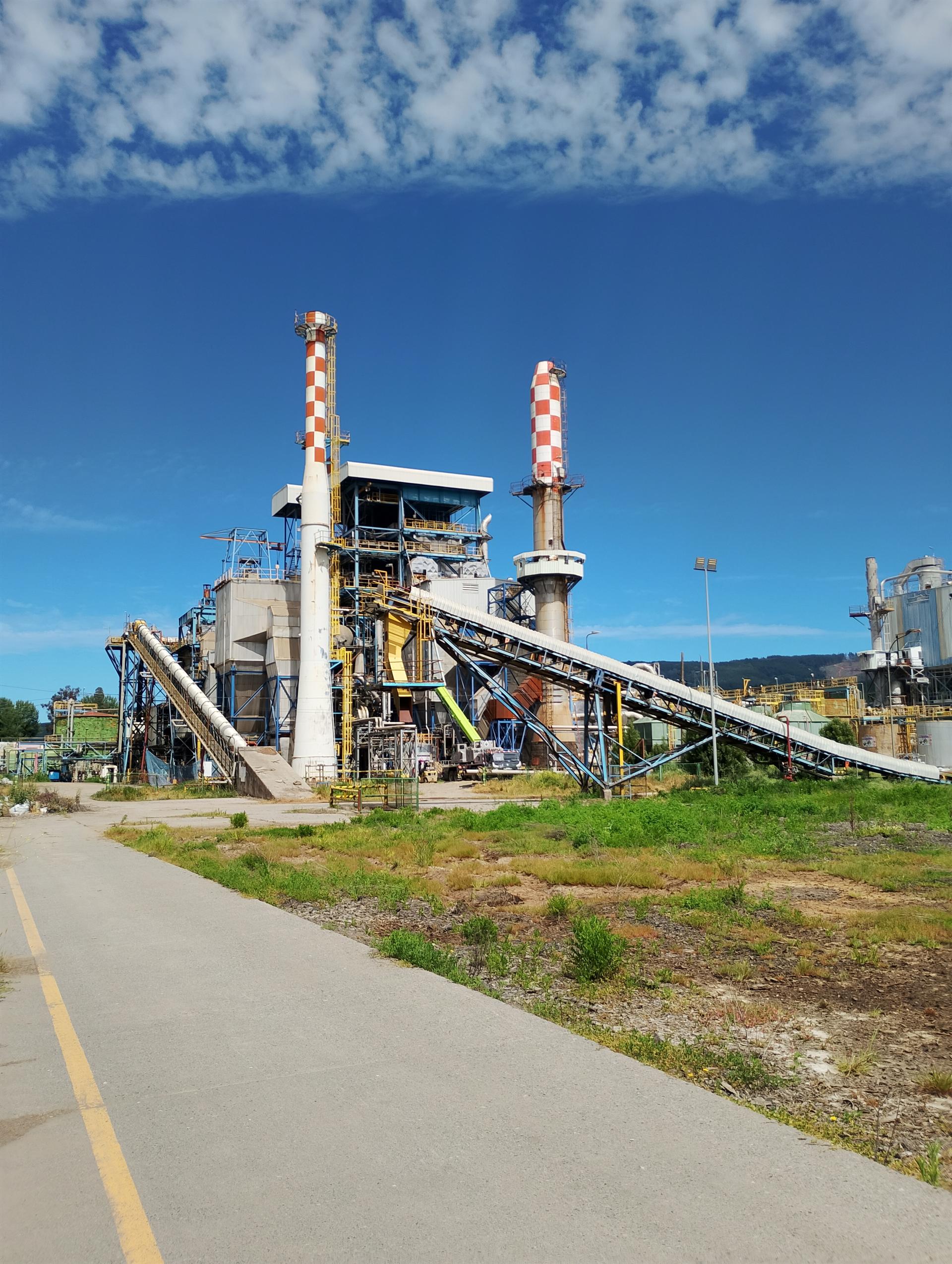 Planta industrial Arauco — caldera recuperadora
