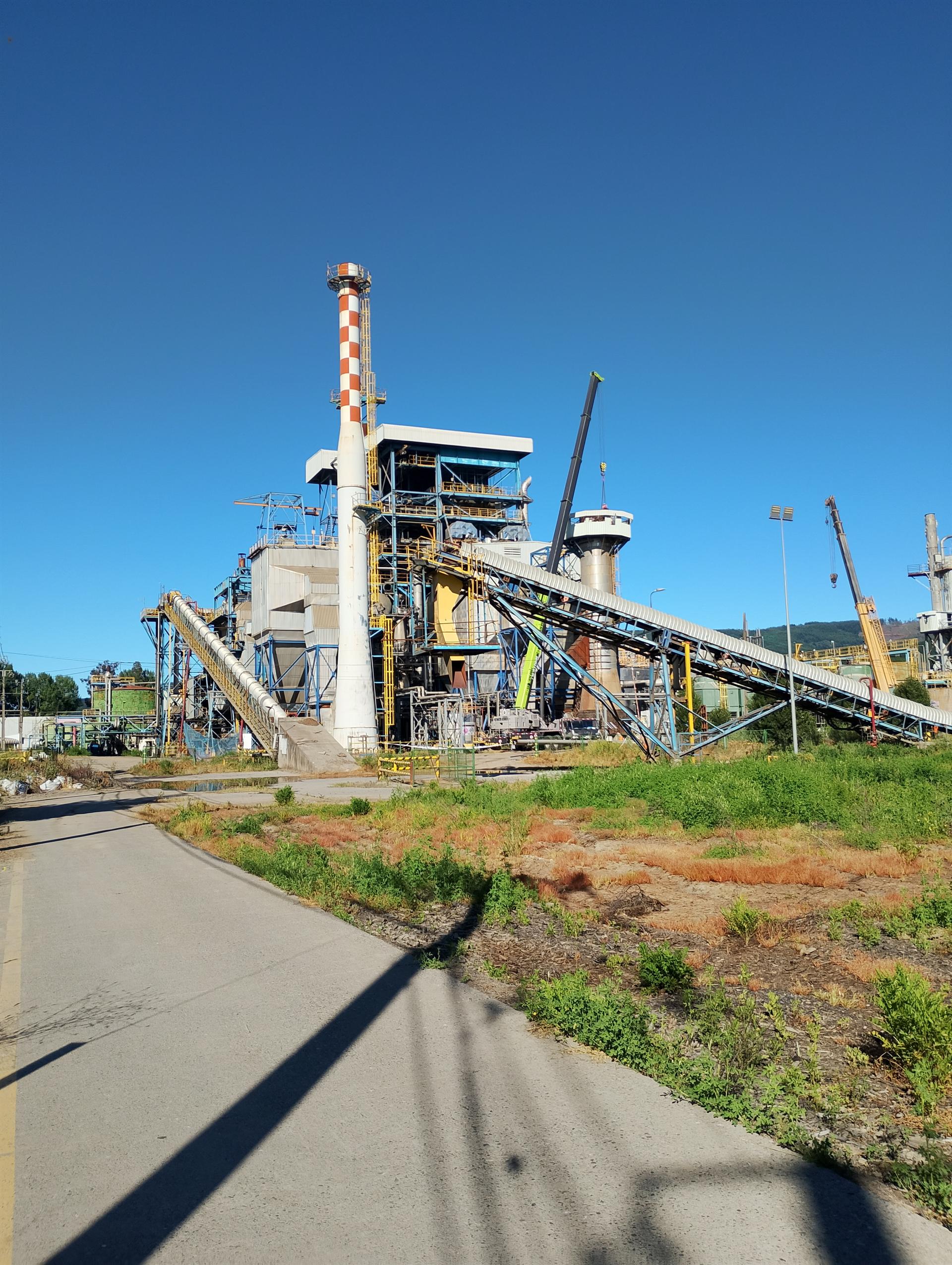 Planta industrial Licantén — desmontaje de estructura inox
