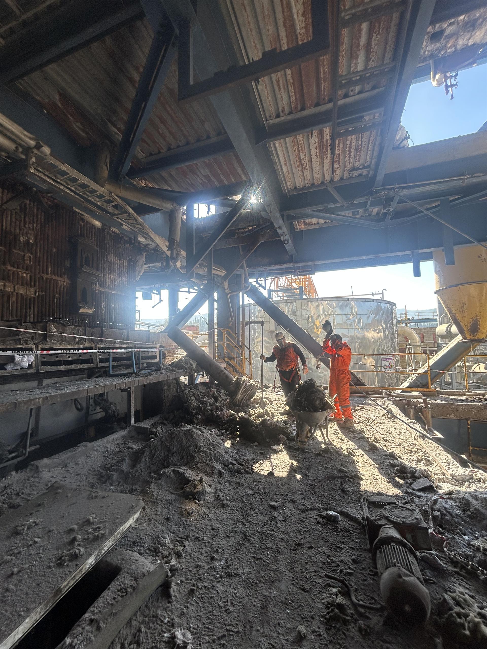 Trabajo en altura sobre estructura